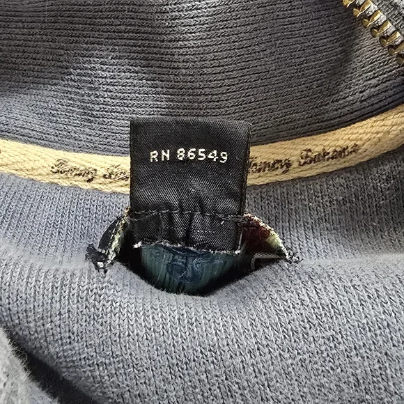 Tommy Bahama Relax 1/4 Zip Sweater Mens M Faded Blue Pullover Sweatshirt - Picture 13 of 13